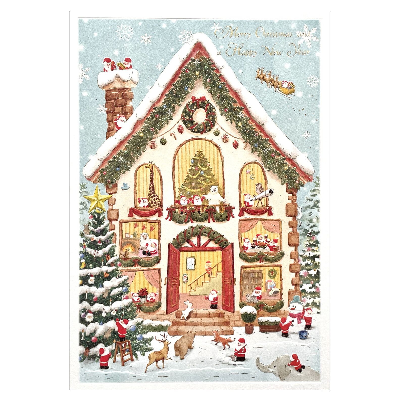GREETING LIFE | Tarjeta de Navidad ONG MÉDICOS DEL MUNDO - Mini Santa Casa