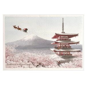 GREETING LIFE | Tarjeta de Navidad ONG MÉDICOS DEL MUNDO - Mini Santa Fuji Sengen