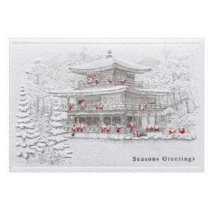 GREETING LIFE | Tarjeta de Navidad ONG MÉDICOS DEL MUNDO - Mini Santa Kinkaku-Ji