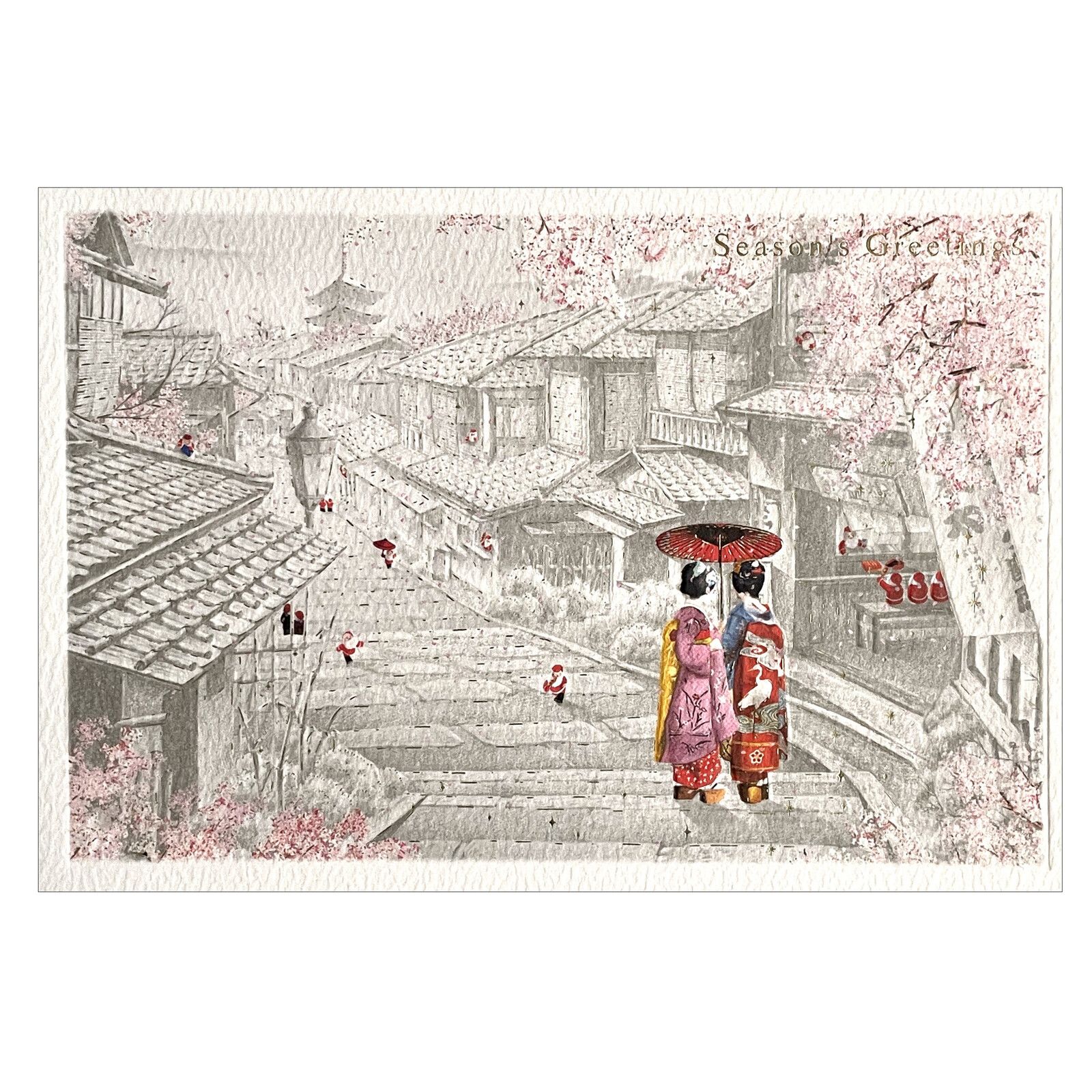 GREETING LIFE | Tarjeta de Navidad ONG MÉDICOS DEL MUNDO - Mini Santa Maiko