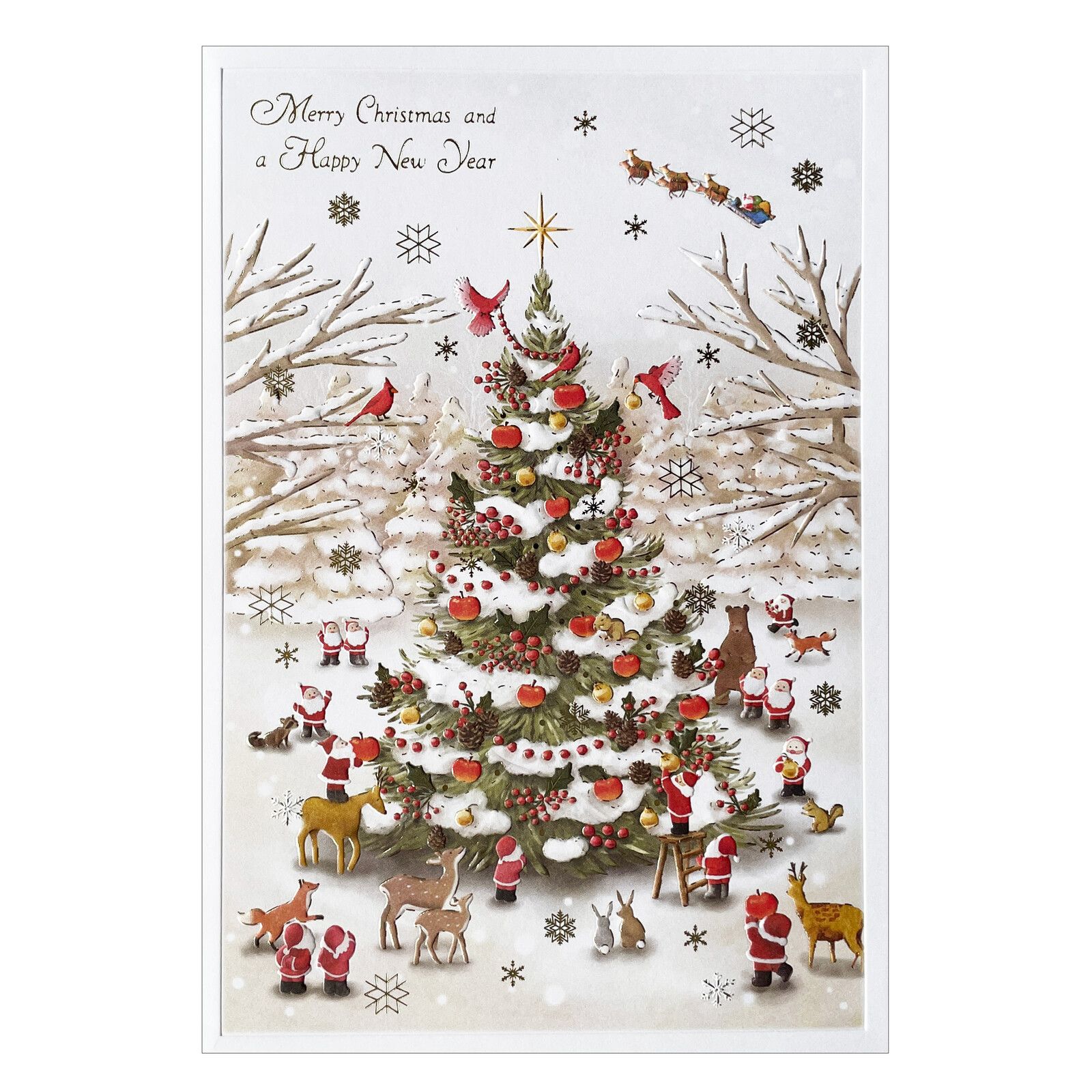 GREETING LIFE | Tarjeta de Navidad ONG MÉDICOS DEL MUNDO - Mini Santa Tree