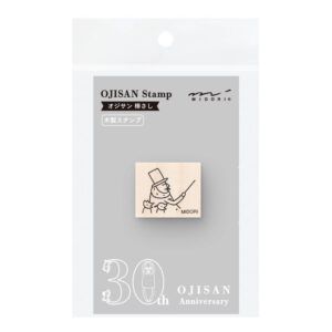 MIDORI | Sello de Madera OJISAN 30 ANIVERSARIO - Modelo A Bastón