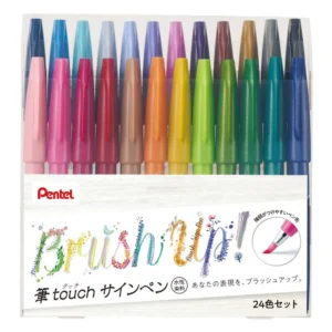 PENTEL | Pack 24 Brush Pen Fude Touch Sign