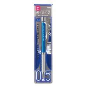 PENTEL | Portaminas 0,5 mm con grip metálico y borrador ORENZ - Azul V2