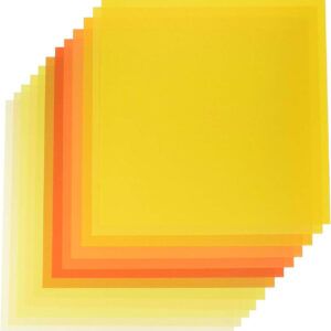 TOYO | Hojas de papel Origami (12) - 12 colores amarillo (EXTRA GRANDE)