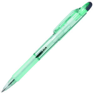 ZEBRA | Bolígrafo Emulsión 0.7 mm Eco JIMKNOCK con BIOTUBE - Ocean Blue Green