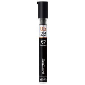 ZEBRA | Minas Delguard 0.5 mm grafito (20) - 2B