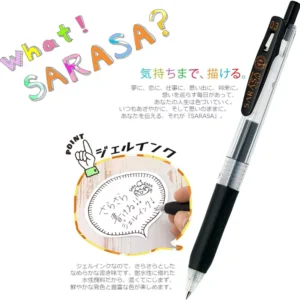 ZEBRA | Pack 5 Bolígrafos Gel 0.3 mm Sarasa Clip - Tinta Negra