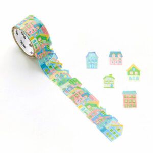BANDE | Rollo de Pegatinas Washi (120) - Cute House