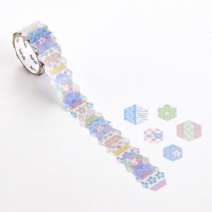 BANDE | Rollo de Pegatinas Washi (120) - Tortoiseshell pattern