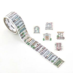 BANDE | Rollo de Pegatinas Washi (120) - Windows and Doors