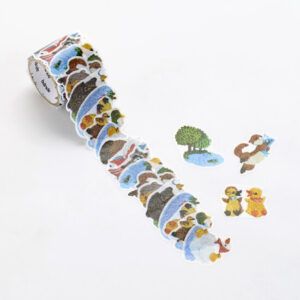 BANDE | Rollo de Pegatinas Washi (99) - Forest waterside
