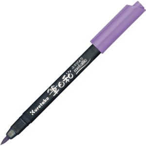 KURETAKE | Brush Pen ZIG FUDEBIYORI - Metallic - Violet