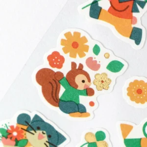 NB CO. | Pegatinas Seal CREALD - Flowers and animals