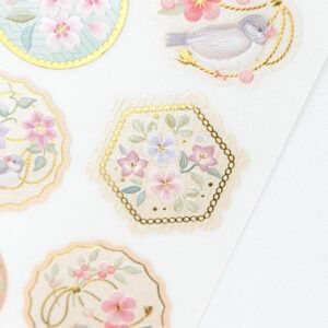 NB CO. | Pegatinas Glossy Seal ITONOHANA - Flowers in bloom