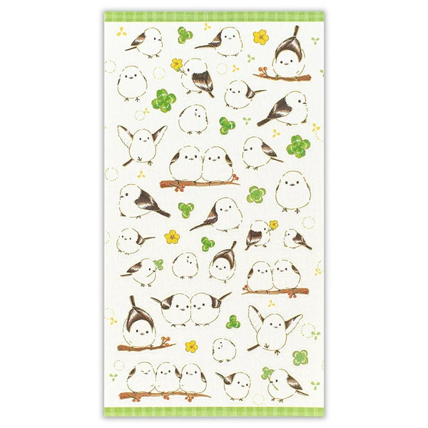NB CO. | Pegatinas Japanese Seal Large - Shimaenaga and Clover - Imagen 2