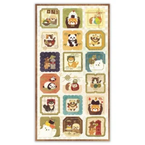 NB CO. | Pegatinas Japanese Seal Large - Wa and Animals