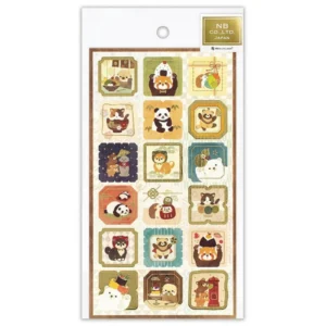 NB CO. | Pegatinas Japanese Seal Large - Wa and Animals
