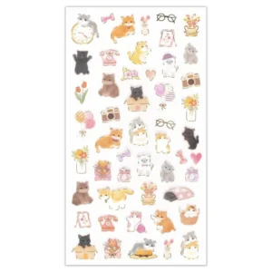 NB CO. | Pegatinas Mini Animal Sticker - Kitten x Holiday