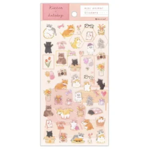 NB CO. | Pegatinas Mini Animal Sticker - Kitten x Holiday
