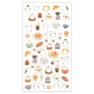 NB CO. | Pegatinas Mini Animal Stickers - Shimaenaga x Cafe