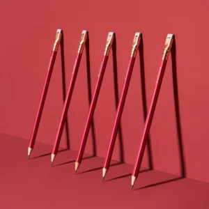BLACKWING Matte | Caja 12 Lápices - (Suave - 4B) - Red