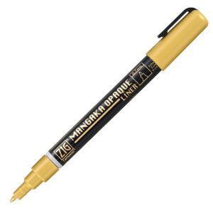 KURETAKE | Rotulador ZIG Cartoonist MANGAKA 0,7 - Dorado Opaco