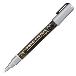 KURETAKE | Rotulador ZIG Cartoonist MANGAKA 0,7 - Plateado Opaco