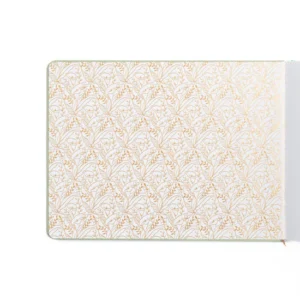 ARCHER & OLIVE | Cuaderno A4 Apaisado Malla Puntos - Lovely Lilies Heirloom
