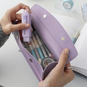 ICONIC | Estuche Triangular Piel Vegana JOURNEY - 03 Pink