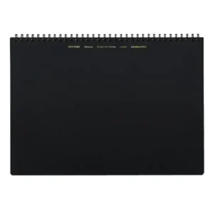 KOKUYO | Cuaderno Soft Ring A4 Liso (70 hojas) – Negro