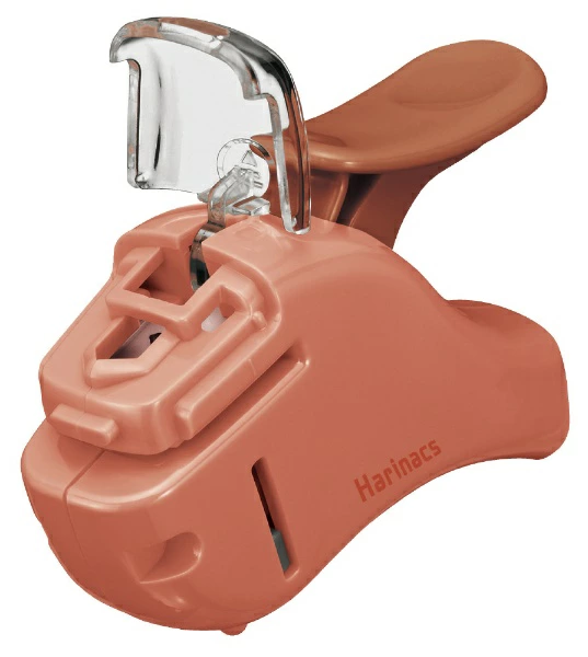 KOKUYO | Grapadora SIN Grapas HARINACS Compact - Salmon - Imagen 4