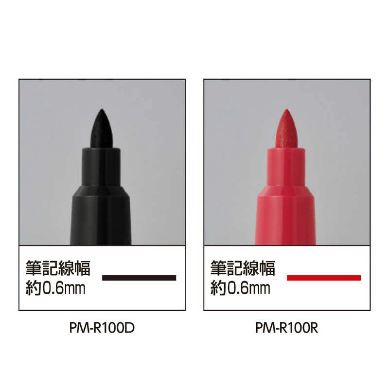 KOKUYO | Rotulador permanente 0,6 mm RESEARCH LAB - Rojo - Imagen 3