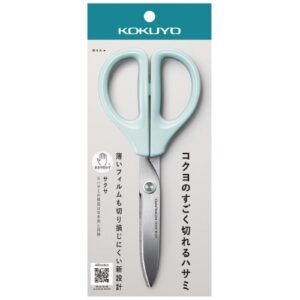 KOKUYO | Tijeras Acero SAXA - Arco Híbrido Estándar - Light Blue