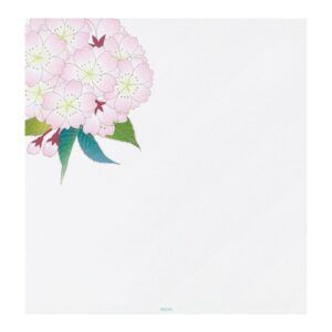 MIDORI | Bloc 16 Papeles de Cartas Cuadrados SILK WASHI - Cherry Blossom