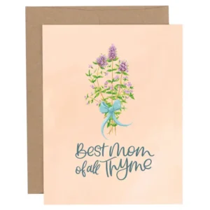 1CANOE2 | Tarjeta Día de la Madre - Best Mom of All Thyme