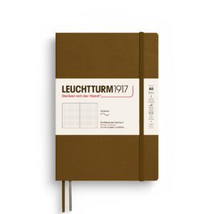 LEUCHTTURM1917 | Cuaderno A5 Malla Puntos MEDIUM FLEX - Spice Brown