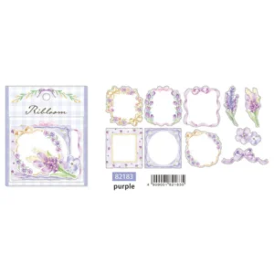 MIND WAVE | Pegatinas Ribloom Sticker flake - Purple