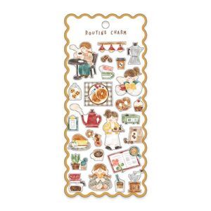 MIND WAVE | Pegatinas Routine Charm – Cafe