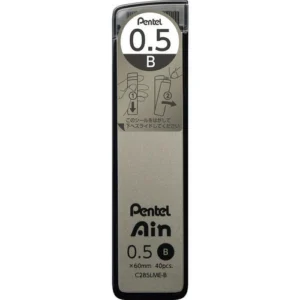 PENTEL | Minas 0.5 mm grafito (20) AIN - B Estuche Ash Bronze