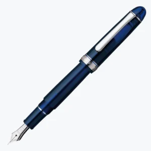 PLATINUM | Pluma Estilográfica #3776 CENTURY RHODIUM - ORO 14K - Chartres Blue