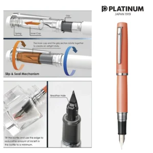 PLATINUM | Pluma Estilográfica Aluminio PROCYON - Orange