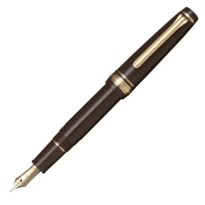 SAILOR | Pluma Estilográfica Pro Gear Slim Mini - ORO 14 K - Puff Brown