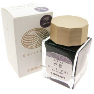 SAILOR | Tintero Vidrio 20 ml SHIKIORI - Gris Chushu
