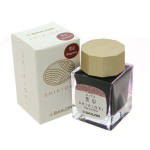 SAILOR | Tintero Vidrio 20 ml SHIKIORI - Rojo Okuyama