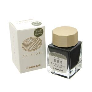 SAILOR | Tintero Vidrio 20 ml SHIKIORI - Verde Rikyucha