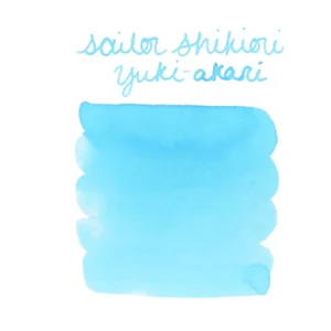 SAILOR | Tintero Vidrio 20 ml SHIKIORI - Azul Yuki Akari