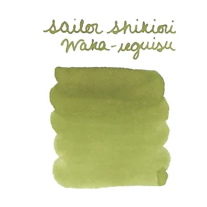 SAILOR | Caja 8 Cartuchos Tinta SHIKIORI - Verde Waka-uguisu