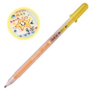 SAKURA | Bolígrafo Multisuperficie Gel 0,8 AQUALIP 3D Gloss - Yellow