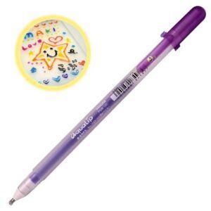 SAKURA | Bolígrafo Multisuperficie Gel 0,8 AQUALIP 3D Gloss - Purple